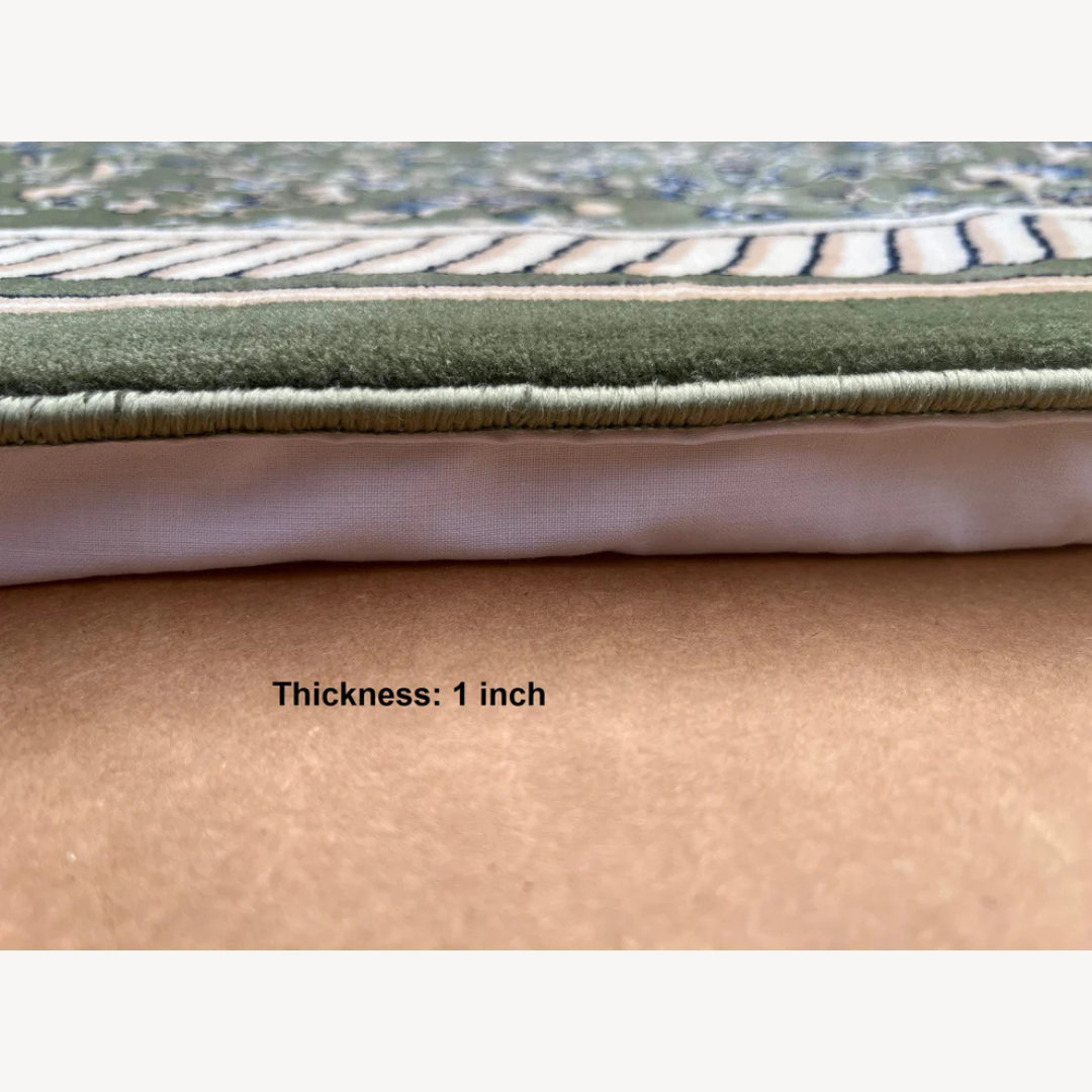 Al Rawda Al Mubarakah Memory Foam Prayer Mat/ Jai Namaz