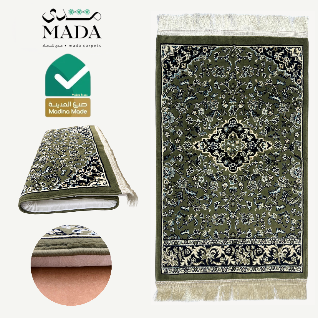 Riyad al-Jannah Design Memory Foam Prayer Mat/ Jai Namaz