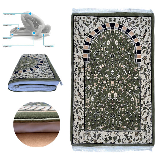 Al Rawda Al Mubarakah Ortho Memory Foam Prayer Mat/ Jai Namaz