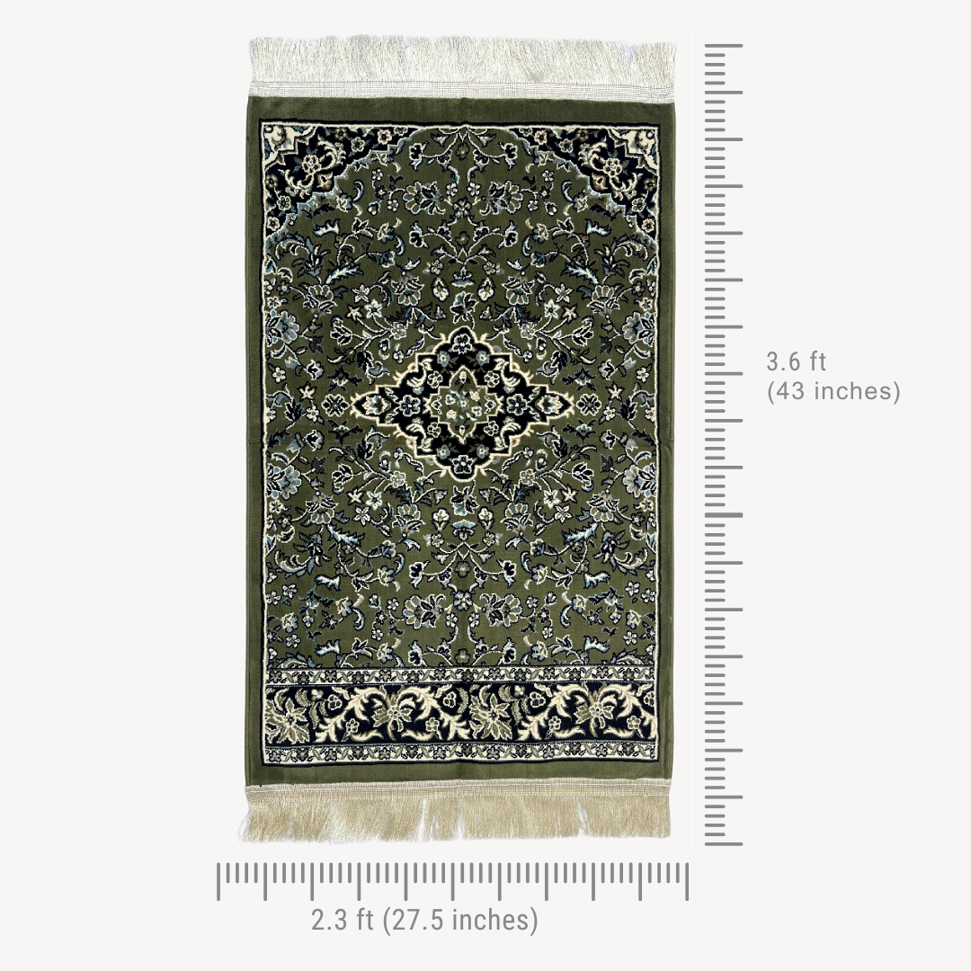 Riyad al-Jannah Design Memory Foam Prayer Mat/ Jai Namaz