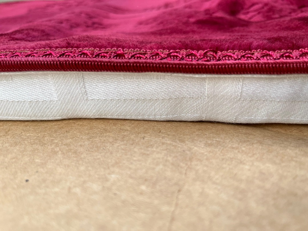 Al Shifa Memory Foam Prayer Mat/ Jai Namaz - Maroon
