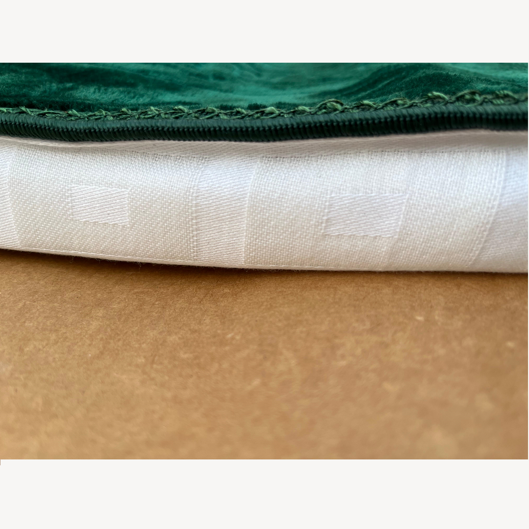 Al Shifa Memory Foam Prayer Mat/ Jai Namaz - Green