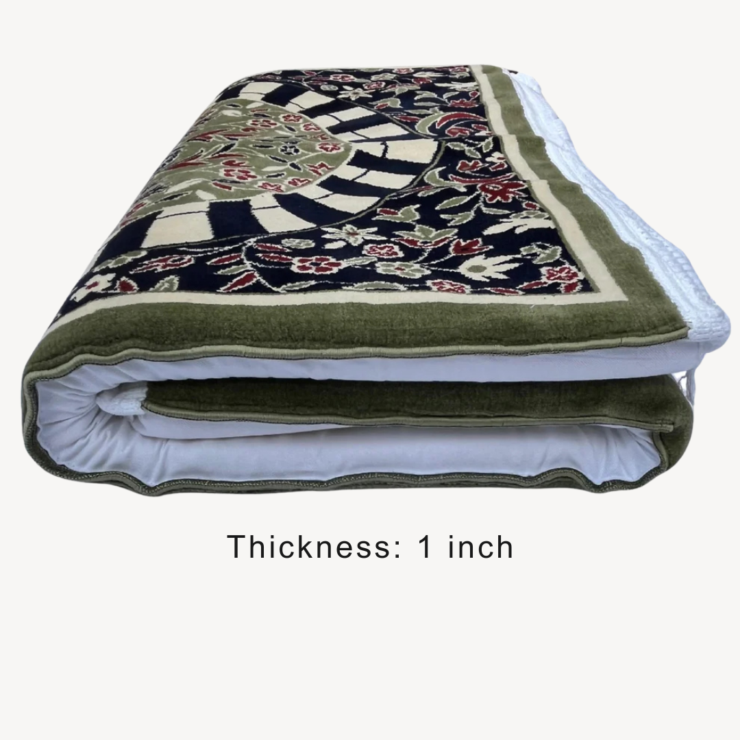 Al Rawda Al Sharifah Ortho Memory Foam Prayer Mat (Jai Namaz)