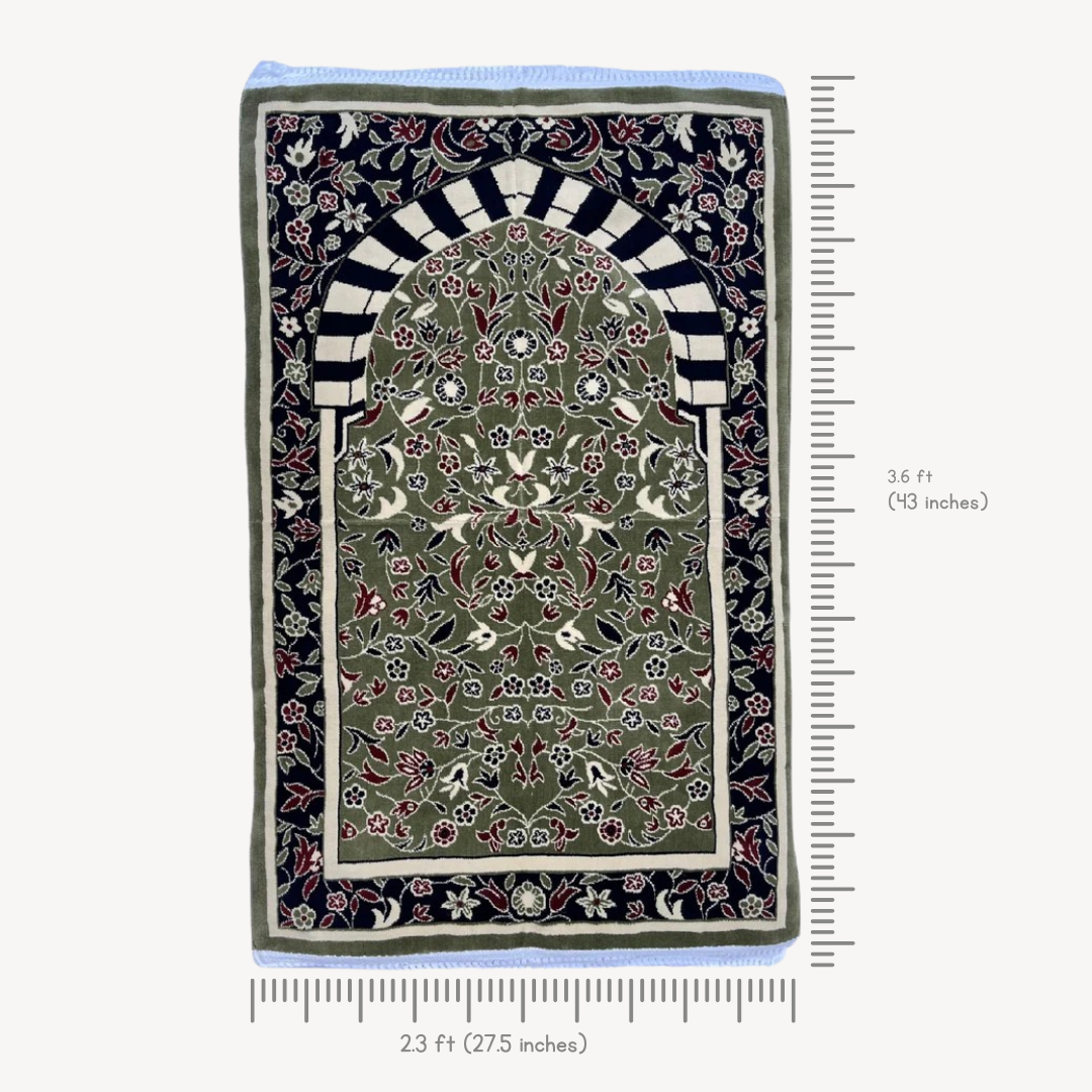 Al Rawda Al Sharifah Ortho Memory Foam Prayer Mat (Jai Namaz)