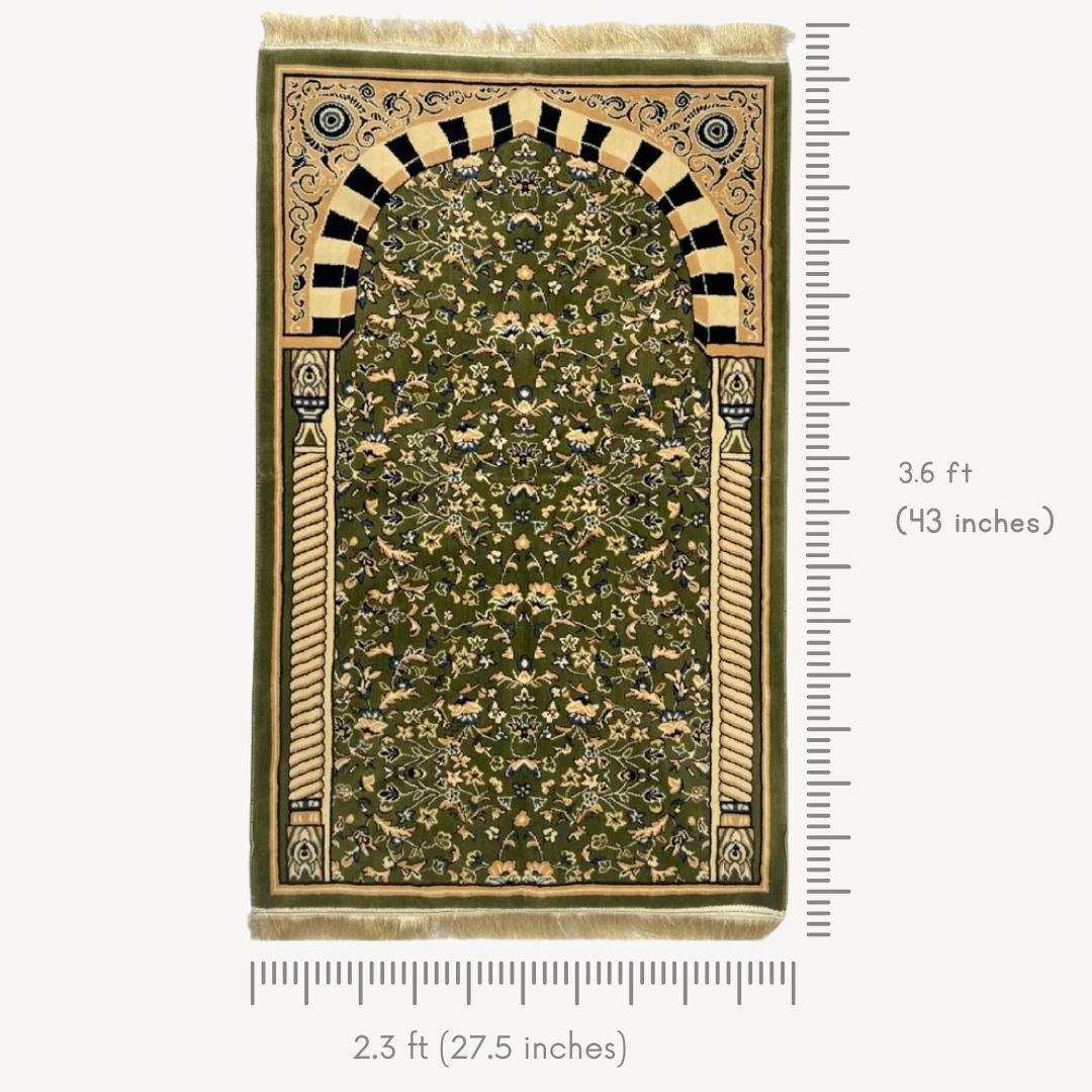 Al Rawda Memory Foam Prayer Mat/ Jai Namaz