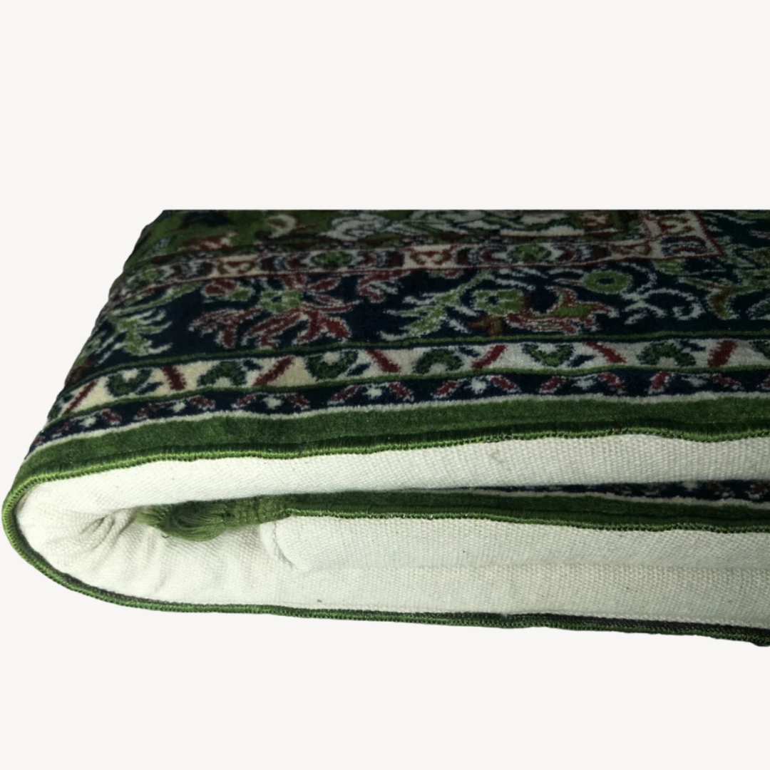 Al Haram Ortho Memory Foam Prayer Mat (Jai Namaz) - Green