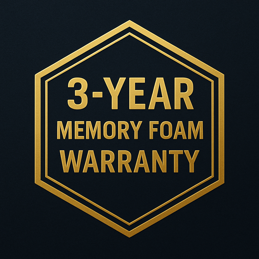 3-Year Memory Foam Warranty